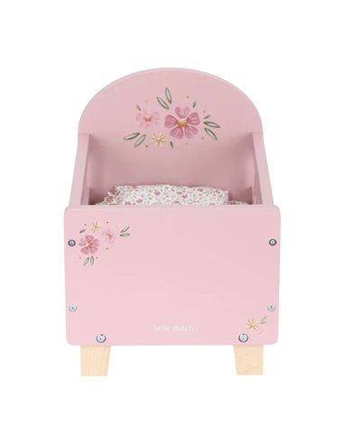 Lit en bois pour poupée - little dutch