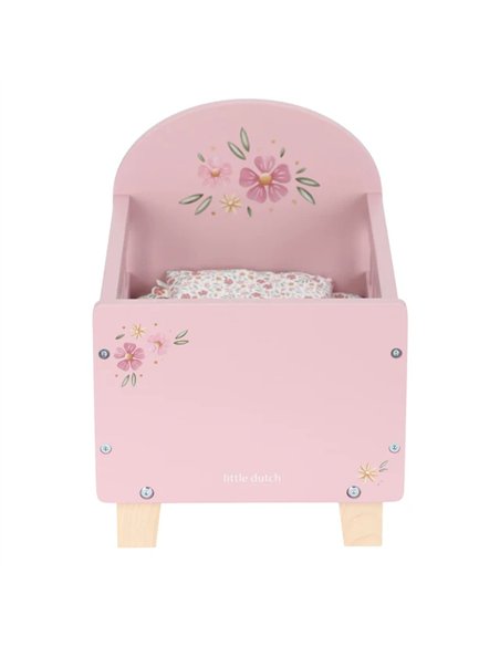 Lit en bois pour poupée - little dutch