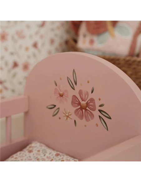 Lit en bois pour poupée - little dutch