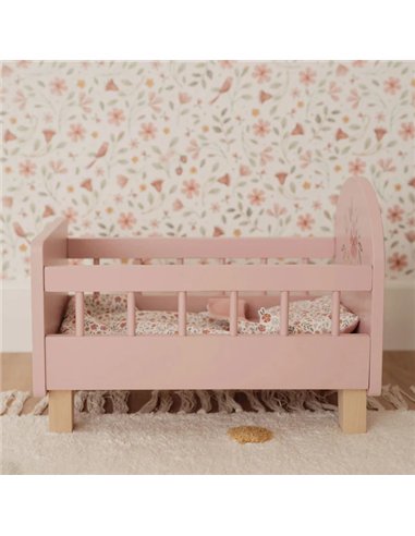 Lit en bois pour poupée - little dutch
