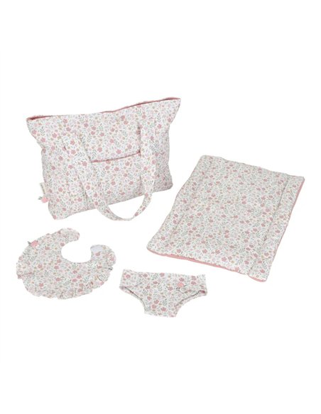 Sac à langer et accessoires pour poupée - little dutch