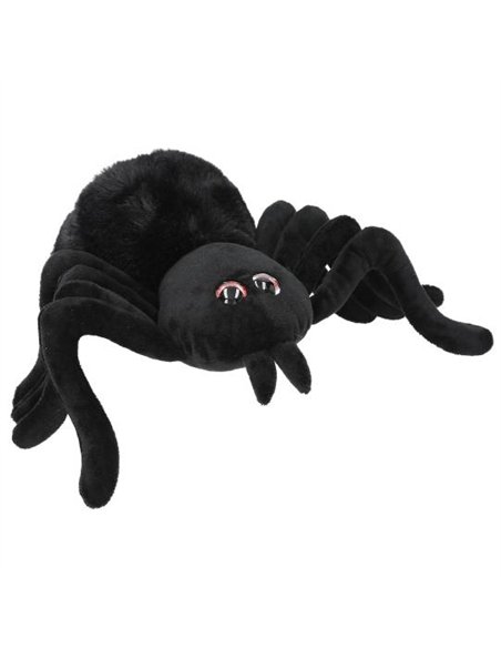 Adventure World Peluche Araignée 20 cm Noire