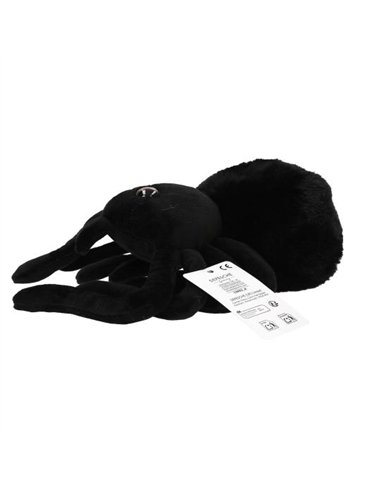 Adventure World Peluche Araignée 20 cm Noire