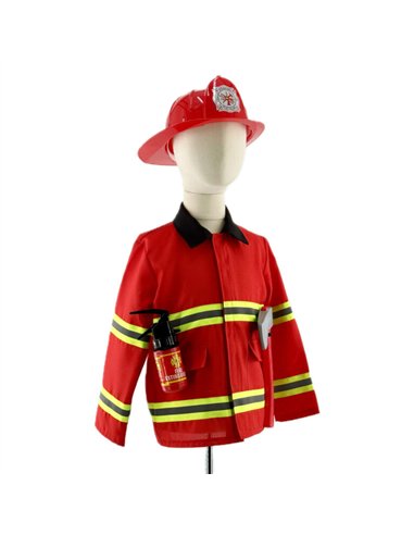 Déguisement de pompier 8-10 ans - Labay