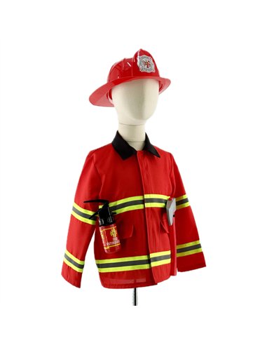 Déguisement de pompier 8-10 ans - Labay