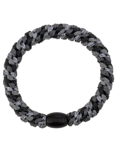 KKNEKKI Black-beige Glitter Stripe