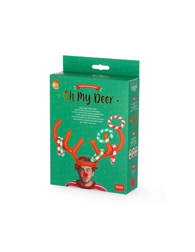 Jeu de Lancer des Anneaux Gonflable - Oh My Deer noël - LEGAMI