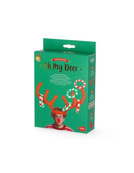 Jeu de Lancer des Anneaux Gonflable - Oh My Deer noël - LEGAMI