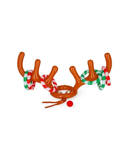 Jeu de Lancer des Anneaux Gonflable - Oh My Deer noël - LEGAMI