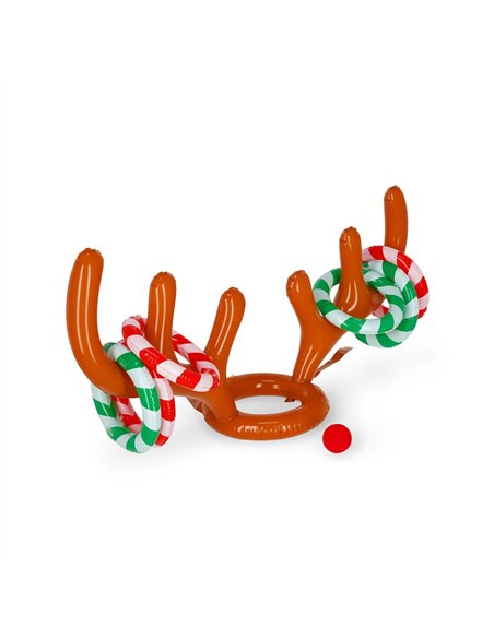 Jeu de Lancer des Anneaux Gonflable - Oh My Deer noël - LEGAMI
