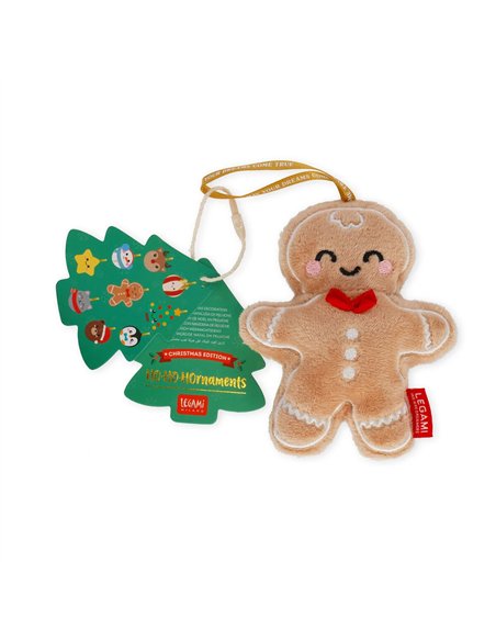 Décoration de Noël en Peluche - Ginger Bread - Oh-Oh-Ohrnaments noël - LEGAMI