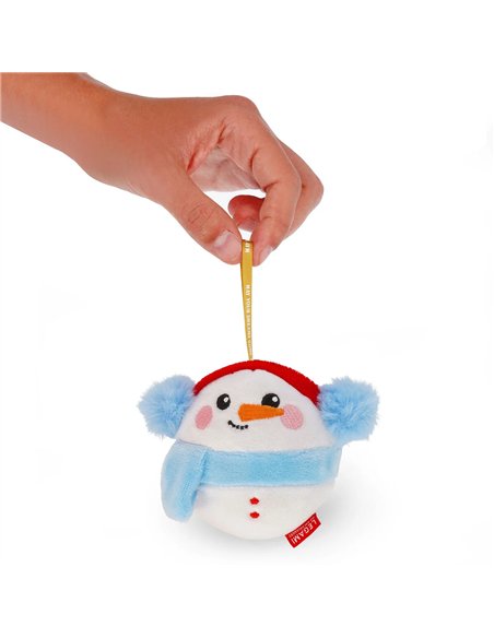 Décoration de Noël en Peluche - Snowman - Oh-Oh-Ohrnaments noël - LEGAMI