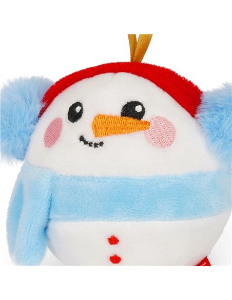 Décoration de Noël en Peluche - Snowman - Oh-Oh-Ohrnaments noël - LEGAMI