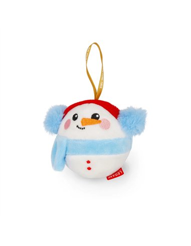 Décoration de Noël en Peluche - Snowman - Oh-Oh-Ohrnaments noël - LEGAMI