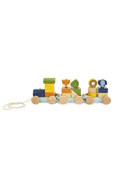 Train animaux en bois - Trixie