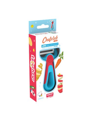 Eplucheur Chefclub Kids Bleu & Rouge