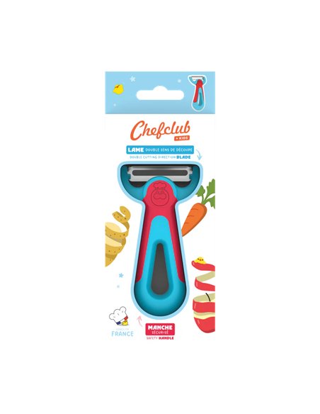 Eplucheur Chefclub Kids Bleu & Rouge