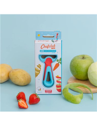 Eplucheur Chefclub Kids Bleu & Rouge