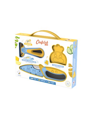 Kit découpe : Couteau et éplucheur Chefclub Kids