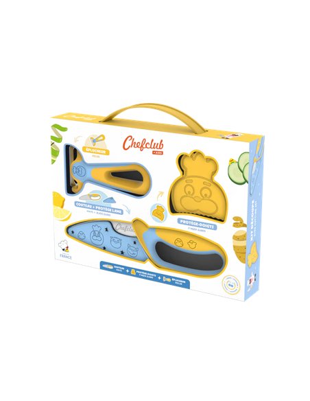 Kit découpe : Couteau et éplucheur Chefclub Kids