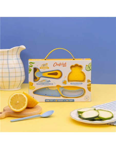 Kit découpe : Couteau et éplucheur Chefclub Kids