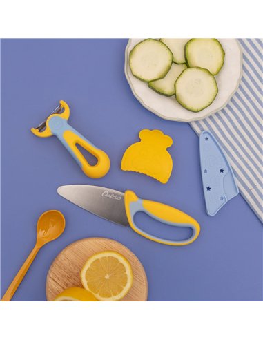 Kit découpe : Couteau et éplucheur Chefclub Kids