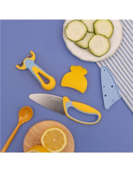 Kit découpe : Couteau et éplucheur Chefclub Kids