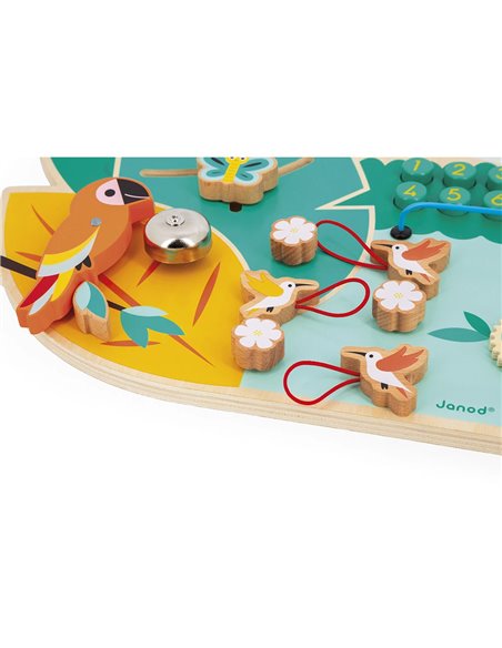 Busy-board Crocodile en bois Tropik - Janod