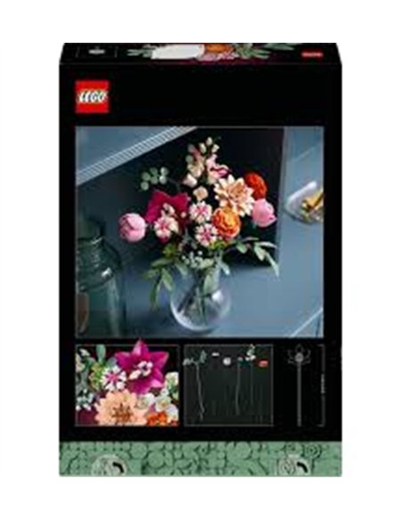 Le joli bouquet de fleurs roses LEGO Botanicals 10342