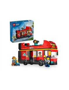 LEGO®CITY - 60407 - LE BUS ROUGE A DEUX ETAGES