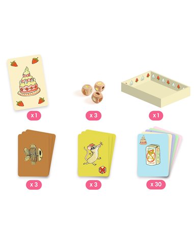 SUGAR CAKE - jeu de dés - djeco