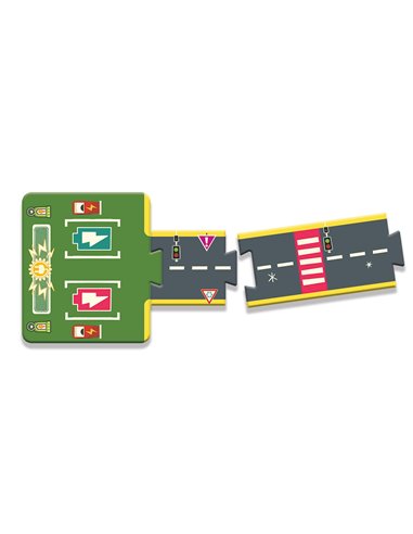 Puzzle Circuit - 26pcs - crazy motors - djeco