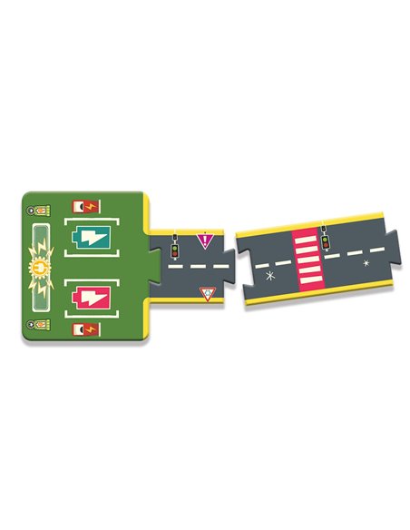 Puzzle Circuit - 26pcs - crazy motors - djeco