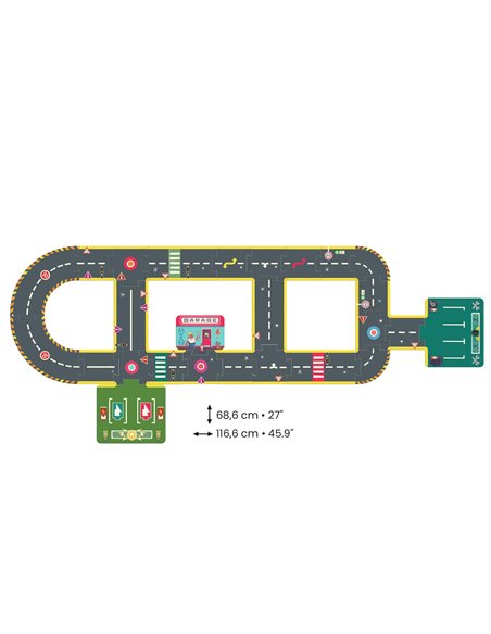 Puzzle Circuit - 26pcs - crazy motors - djeco