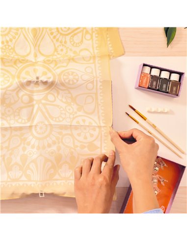 ATELIER 11, PEINTURE SUR SOIE - les grands agustins - djeco