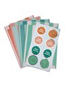 POCHETTES PAPIER HAPPY BIRTHDAY MULTICOLORE X 8PCS