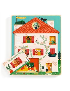 PUZZLE 3 NIVEAUX - Chez Leo - djeco 2