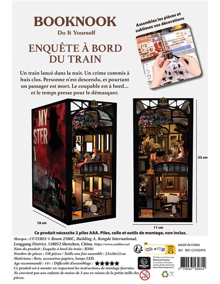 BOOKNOOK - ENQUETE A BORD DU TRAIN
