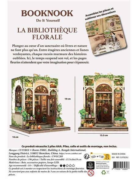 BOOKNOOK - LA BIBLIOTHEQUE FLORALE 