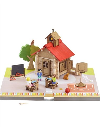 L'école du village - 125 pieces - jeujura