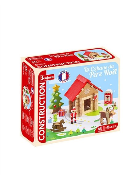La cabane du père noël - 60 pieces - jeujura