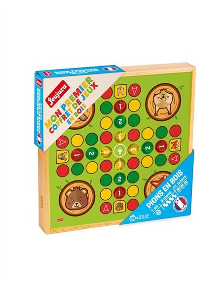 Mon premier coffret de jeux - coffret en bois - jeujura