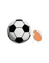Oreiller squishy FOOTBALL - itotal