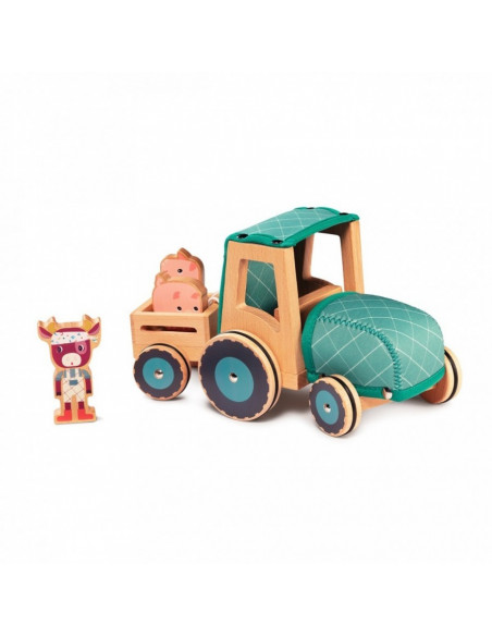 Tracteur en bois