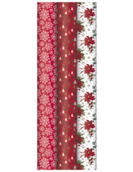 Clairefontaine Papier cadeau de Noël "Adultes" - 700 mm x10 m 