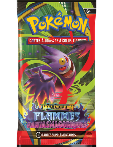 Pokémon ME02 : booster méga evolution flammes fantasmagoriques