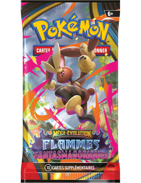 Pokémon ME02 : booster méga evolution flammes fantasmagoriques