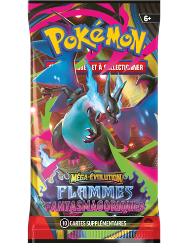 Display Pokémon ME02: 36 boosters méga évolution flammes fantasmagoriques