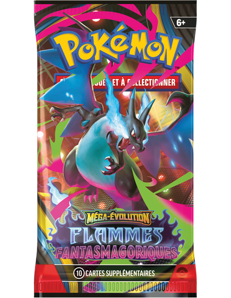 Display Pokémon ME02: 36 boosters méga évolution flammes fantasmagoriques