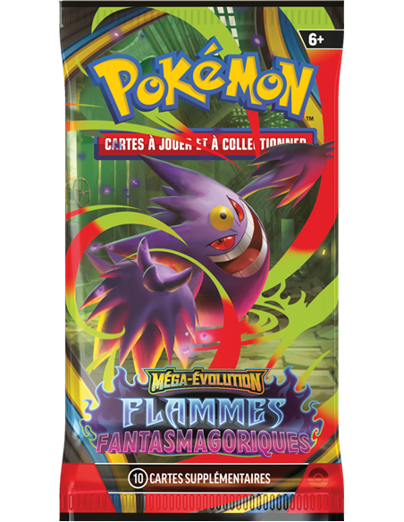 Display Pokémon ME02: 36 boosters méga évolution flammes fantasmagoriques